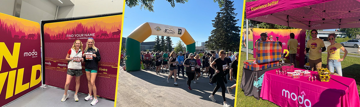 A community celebrating Solstice running event