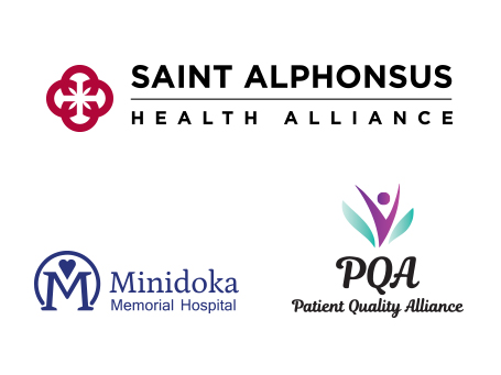 Sait Alphonsus, Minidoka and Patient Quality Alliance logo
