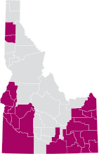 Idaho map counties