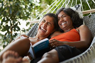 Couple in hammock