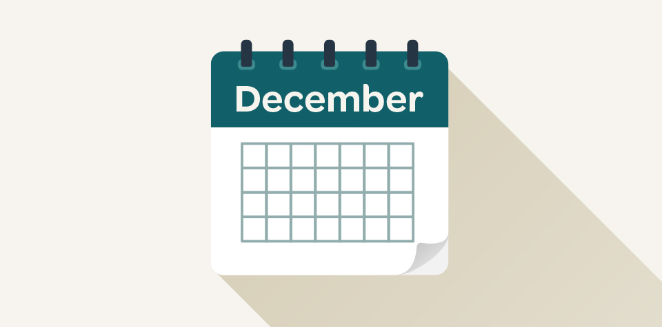 December calendar icon